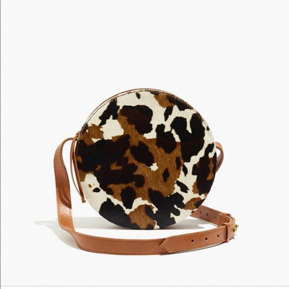 Madewell Simple Circle Crossbody bag in Calf Hair